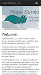 Mobile Screenshot of hopeservices4u.com
